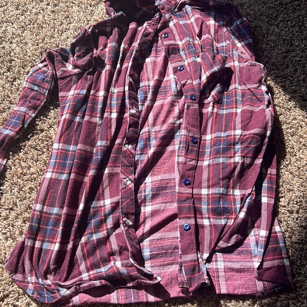 Flanel with slit sides